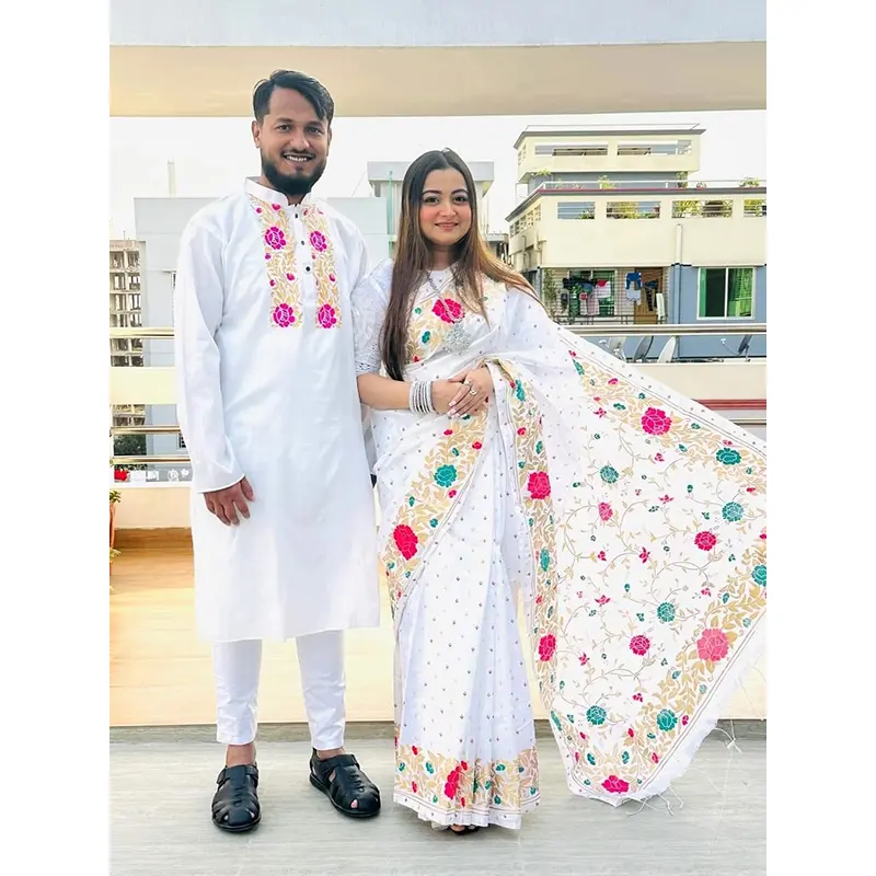 Picture of Premium Quality Unstitched Cotton Print Three Pieces for Women/ Girl - Multicolor