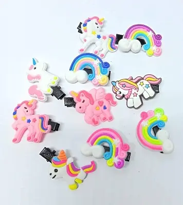 Picture of China Imported Cute Baby Hair Clip Set Cartoon Hair Clip Set for Girls - Multicolor