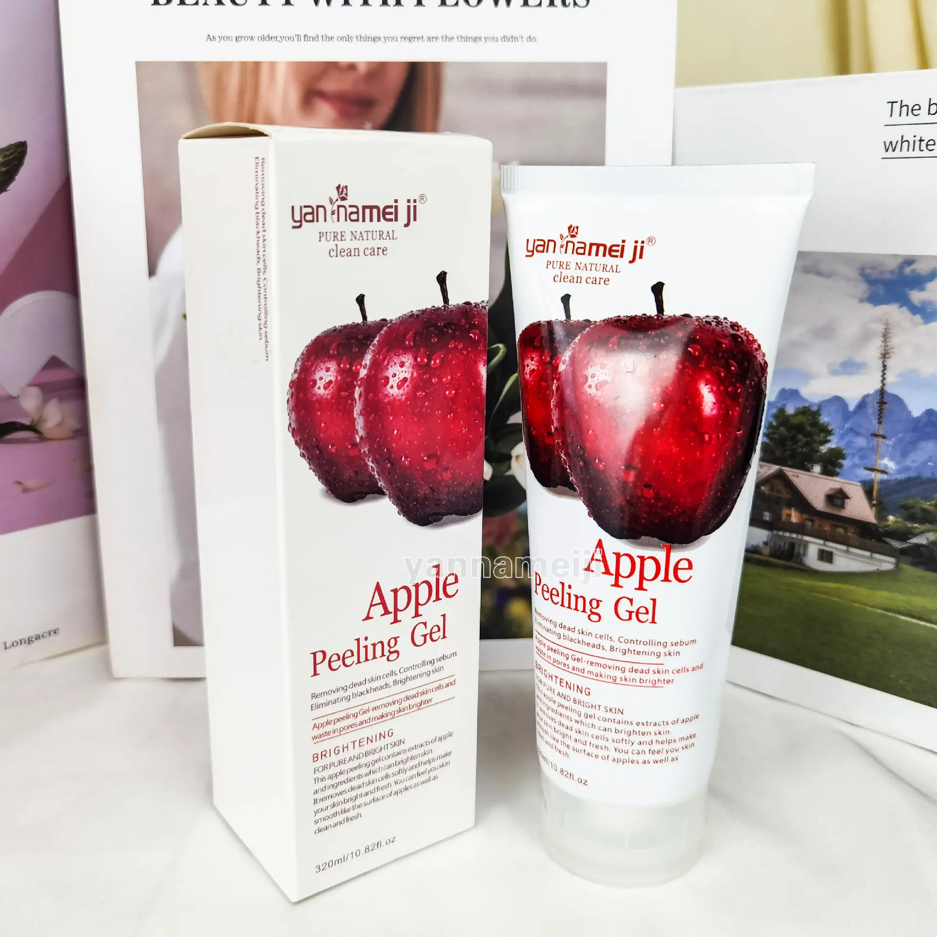 Picture of Original Imported Yan Namei Ji Peeling Gel Pomegranate Peeling Gel Cucumber Peeling Gel Tomato Peeling Gel Apple Peeling Gel  - 320ml