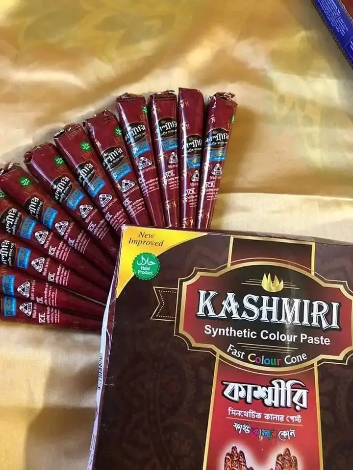 Picture of Kashmiri Fast Color Cone Mehedi - 1pcs