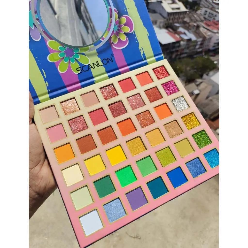 Picture of Scanlon 42 Color Eyeshadow Palette Matte Eyeshadow Glittery Eyeshadow Shimmer Eyeshadow Colorful Eyeshadow