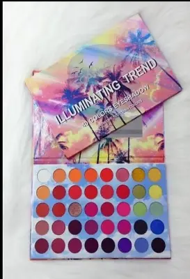 Picture of Illuminating Trend 40 Color Eyeshadow Palette Matte Eyeshadow Glittery Eyeshadow Shimmer Eyeshadow Colorful Eyeshadow