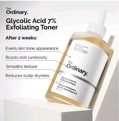 Picture of The Ordinary Glycolic Acid 7% Exfoliating Toner-240ml(Original)