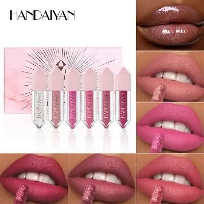 Picture of Handaiyan 6pcs Liquid Matte Lipstick Set Waterproof
