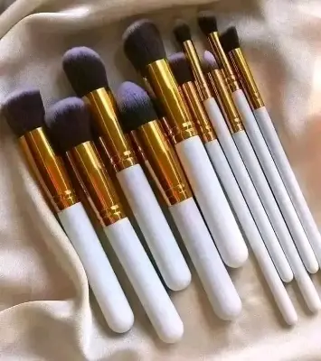Picture of Kabuki 10Pcs Makeup Brush Set