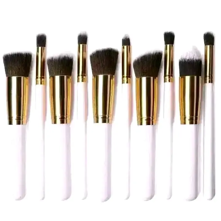 Picture of Kabuki 10Pcs Makeup Brush Set