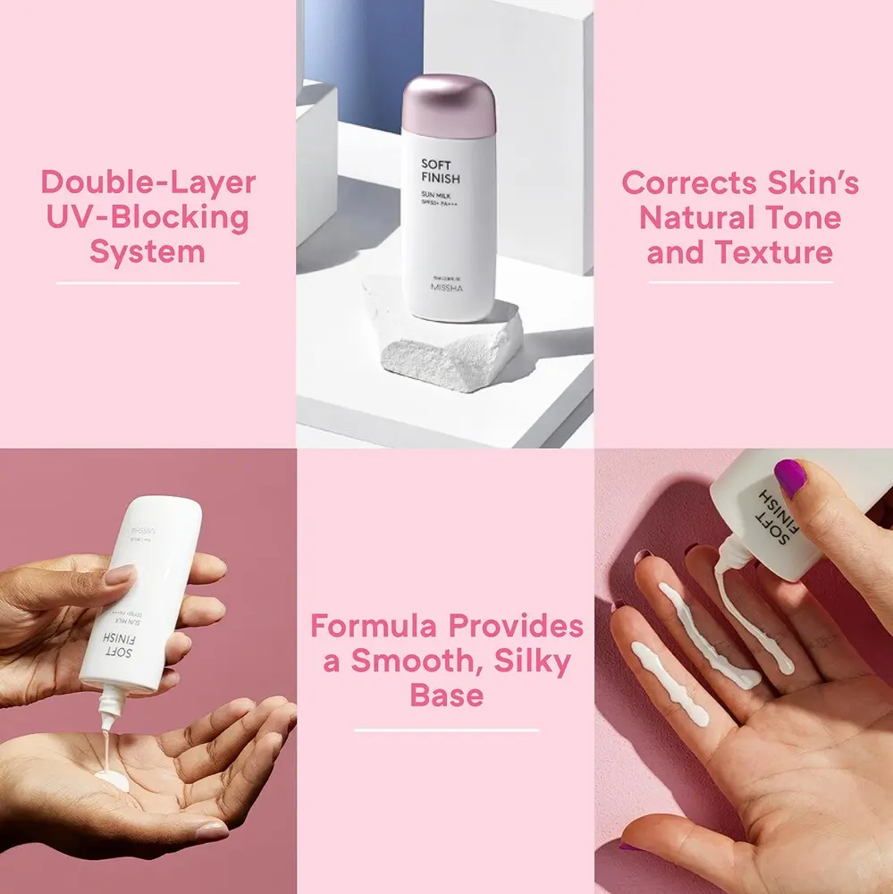 Picture of Missa All Around Safe Block Soft Finish Sun Milk SPF50+ Or PA+++