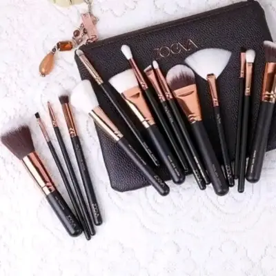 Picture of ZOEVA Professional Makeup Brush Set - 15pcs - Black