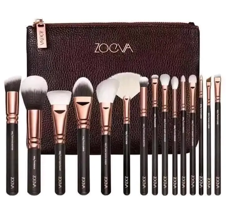 Picture of ZOEVA Professional Makeup Brush Set - 15pcs - Black