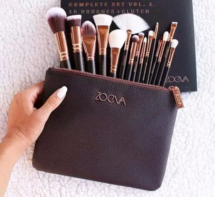 Picture of ZOEVA Professional Makeup Brush Set - 15pcs - Black