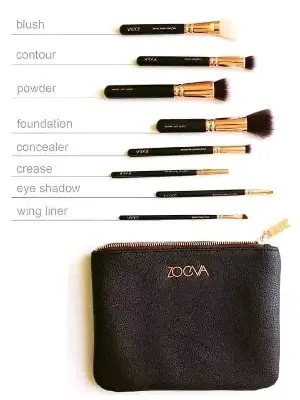 Picture of ZOEVA Professional Makeup Brush Set - 15pcs - Black