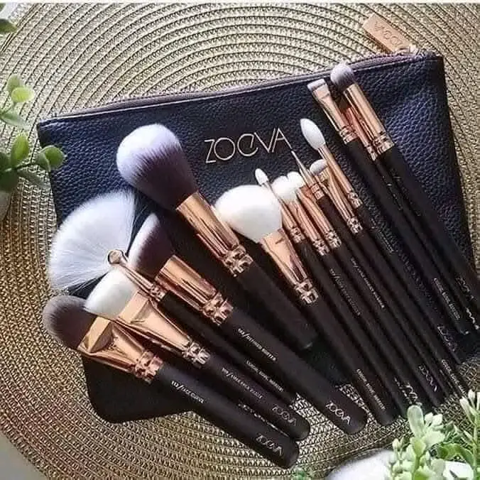 Picture of ZOEVA Professional Makeup Brush Set - 15pcs - Black