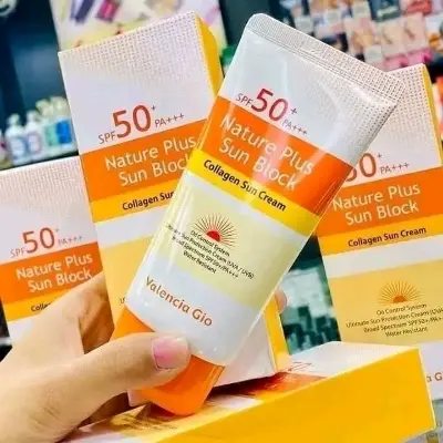 Picture of Valencia Gio Nature Plus Sunblock Cream -70ml - White