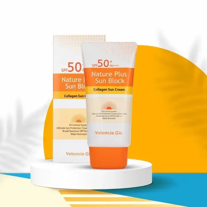 Picture of Valencia Gio Nature Plus Sunblock Cream -70ml - White