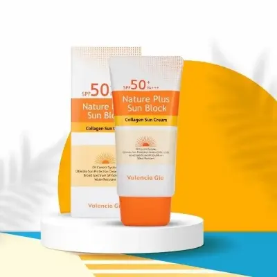Picture of Valencia Gio Nature Plus Sunblock Cream -70ml - White