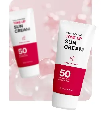Picture of Collagen Pink Tone-Up Sun Cream SPF 50+ PA+++