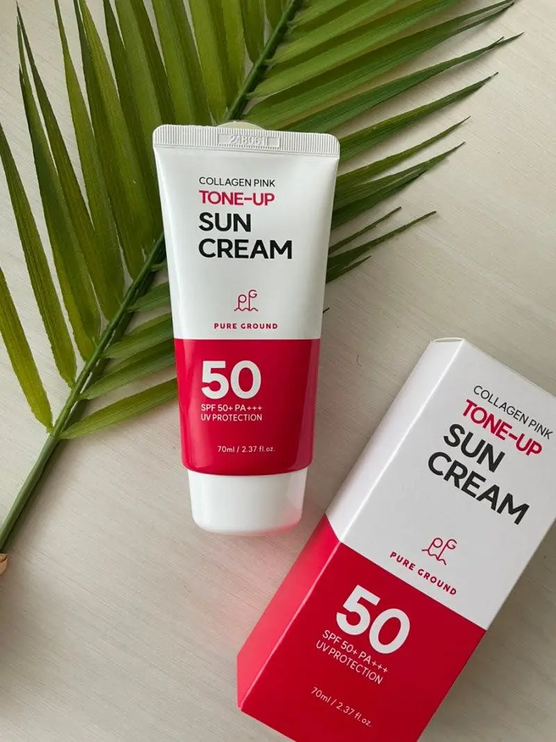 Picture of Collagen Pink Tone-Up Sun Cream SPF 50+ PA+++
