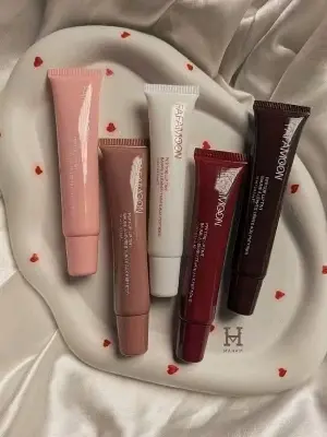 Picture of Fafamoon 5 Color Glossy Peptide Lipsgloss Long Lasting Lip Stain Lip Tint Lip Moisturer Velvet Gloss Lipstick Lip Makeup(Original)