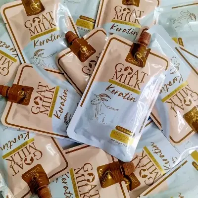 Picture of Goat Milk Keratin Hair Treatment for Soft,silky, shiny & smooth hair