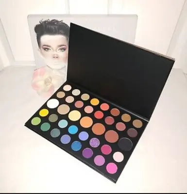 Picture of MORPHE X James Charles 39 Color Eyeshadow Palette - Makeup Matte Eyeshadow Glittery Eyeshadow Shimmer Eyeshadow Colorful Eyeshadow
