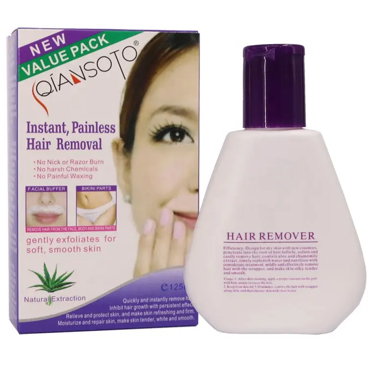 Picture of Qiansoto Hair Removal Instant Painless Smooth Skin 125ML - Purple