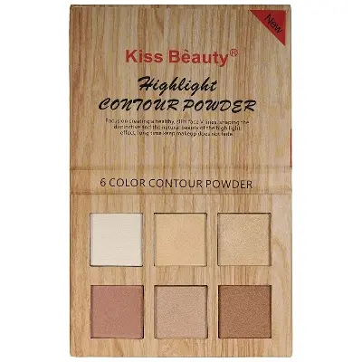 Picture of Kiss Beauty 6 Color Contour Powder Pallet