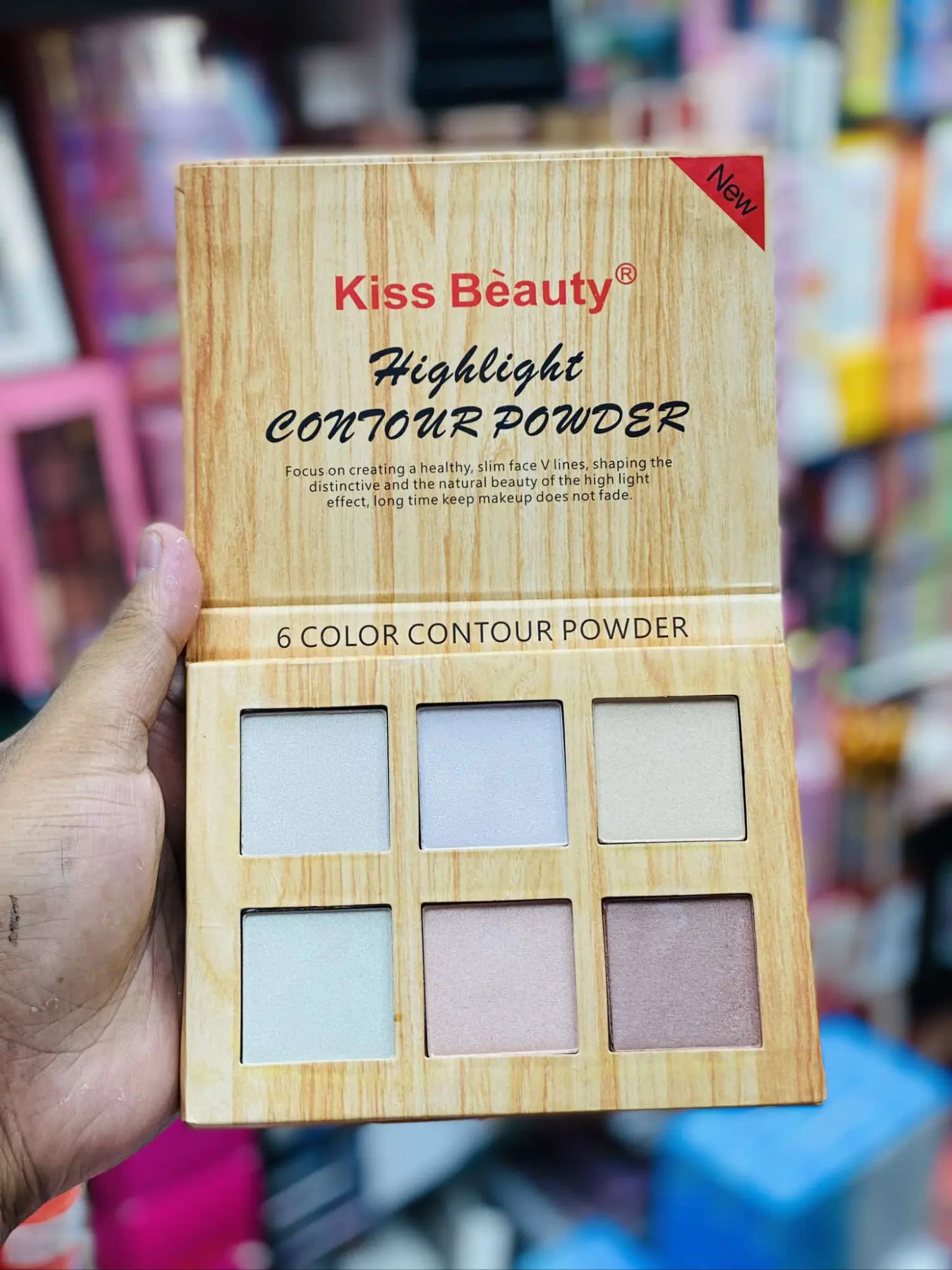 Picture of Kiss Beauty 6 Color Contour Powder Pallet