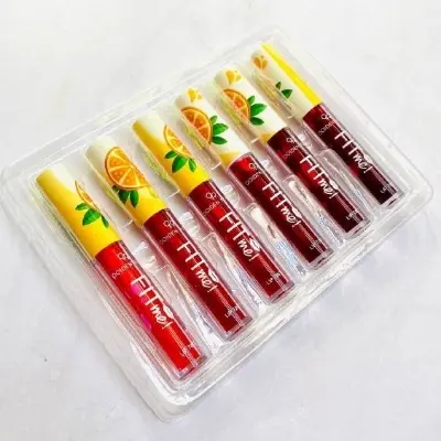 Picture of Fit Me 6Pcs Lip Tint Set Lip Gloss for Soft & Glossy Lips Moisturiser