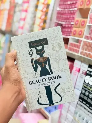 Picture of Sheglam Beauty Book Makeup Kit(Compact, Eyeshadow,Blush,Contour,Highlighter,Bronzer)