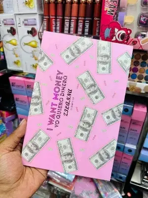 Picture of ZILANNA I Want Money Eyeshadow Pallet 40 Color Eyeshadow Palette Matte Eyeshadow Glittery Eyeshadow Shimmer Eyeshadow Colorful Eyeshadow