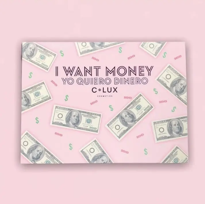 Picture of ZILANNA I Want Money Eyeshadow Pallet 40 Color Eyeshadow Palette Matte Eyeshadow Glittery Eyeshadow Shimmer Eyeshadow Colorful Eyeshadow