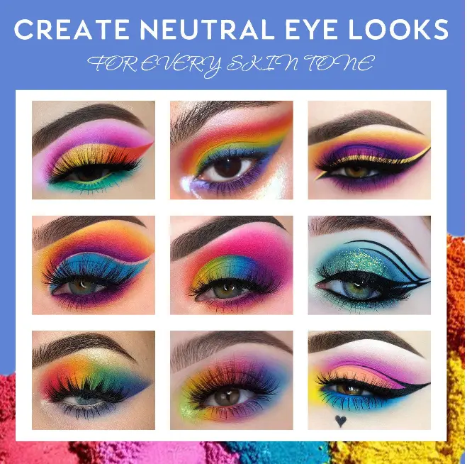 Picture of ZILANNA I Want Money Eyeshadow Pallet 40 Color Eyeshadow Palette Matte Eyeshadow Glittery Eyeshadow Shimmer Eyeshadow Colorful Eyeshadow