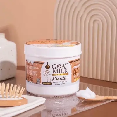 Picture of Carista Goat Milk Premium Keratin Hair Treatment for Soft, Silky, Shiny,Smooth & Straight Hair(Original)