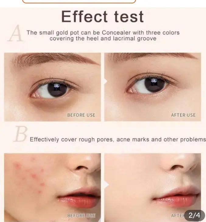 Picture of Sweet Mint Conceal Tri -Colour Concealer Palette Of Covers Acne Marks Dark Circles