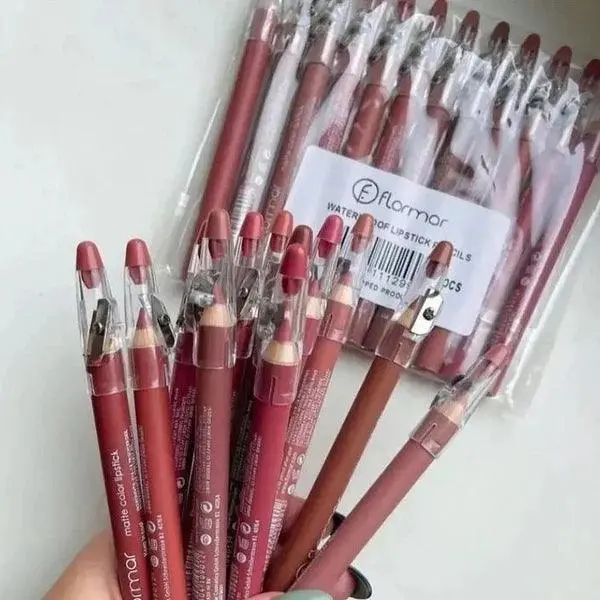 Picture of Flormar 12 Pcs Matte Pencil Lipstick Set