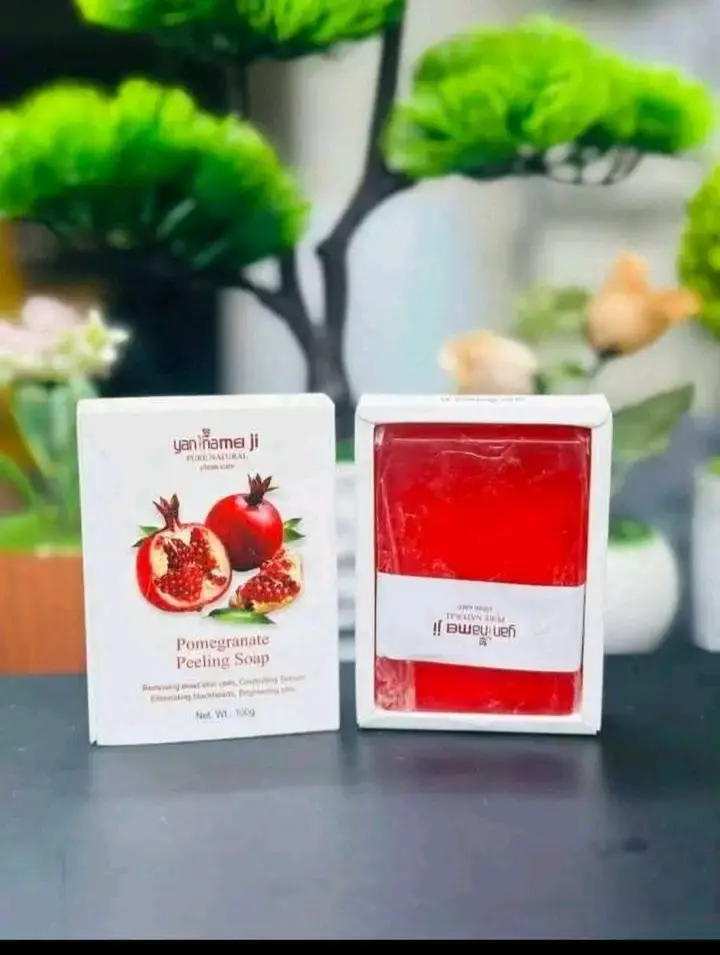 Picture of YANNAMEI JI Pomegranate Peeling Soap - Fruity
