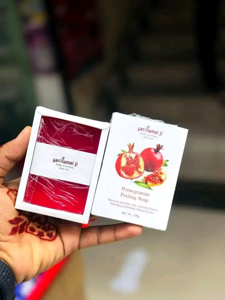 Picture of YANNAMEI JI Pomegranate Peeling Soap - Fruity