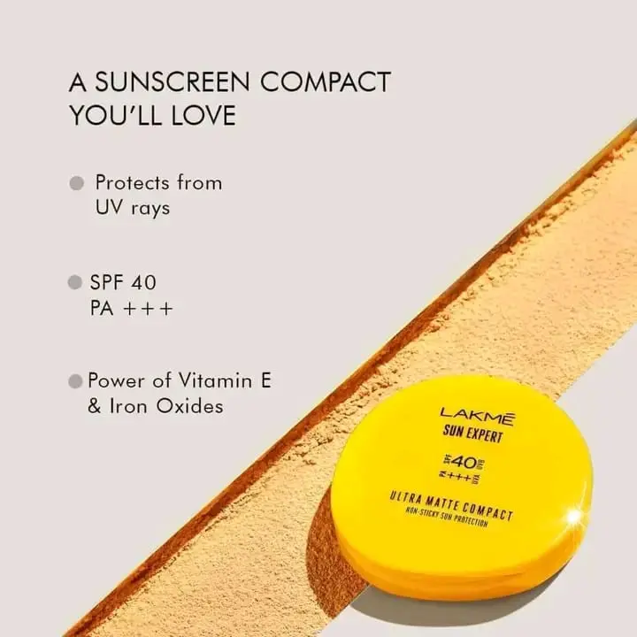 Picture of Lakme Sun Expert Ultra Matte SPF 40PA+++ Compact (7gm)