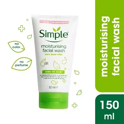 Picture of Simple Face Wash - Simple Kind to Skin Moisturising  Facial Wash 150ml - White