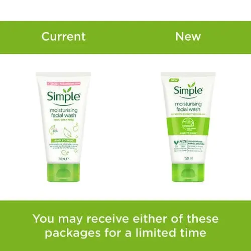 Picture of Simple Face Wash - Simple Kind to Skin Moisturising  Facial Wash 150ml - White
