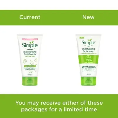 Picture of Simple Face Wash - Simple Kind to Skin Moisturising  Facial Wash 150ml - White