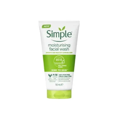 Picture of Simple Face Wash - Simple Kind to Skin Moisturising  Facial Wash 150ml - White