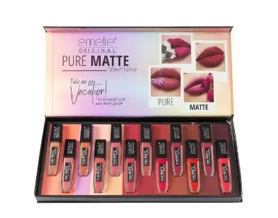 Picture of Emelie 12 in 1 Matte Liquid Lipstick Set