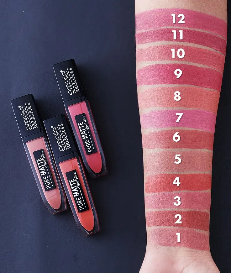 Picture of Emelie 12 in 1 Matte Liquid Lipstick Set