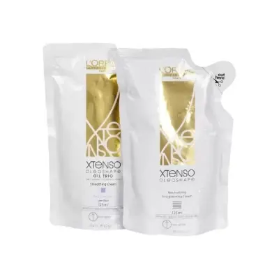 Picture of Loreal Professional X Tenso Oil Trio Extra Resistant Hair Straightening Cream+ Neutralizer (400ml+400ml)