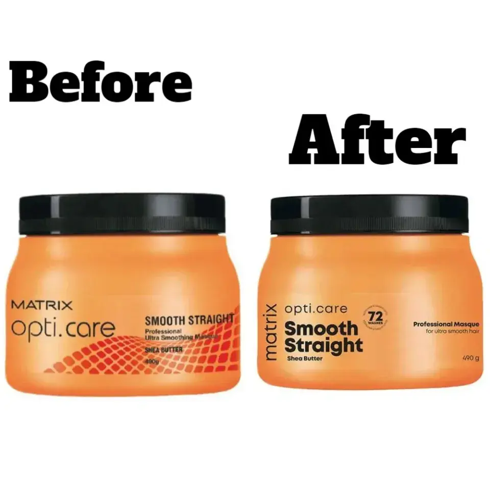 Picture of Matri.x Opti Care Smooth Straight Hair Masque With Shea Butter, 490g - Hair Mask