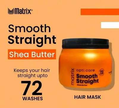 Picture of Matri.x Opti Care Smooth Straight Hair Masque With Shea Butter, 490g - Hair Mask