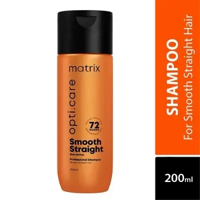 Picture of Matrix Opti Care Smooth Straight Shea Butter Shampoo 200ml - Shampoo - Orange