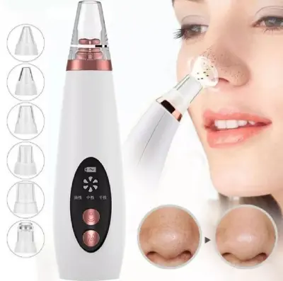Picture of Electronic Face Suction Removal Machine Pore Cleaner Blackhead Vacuum Pimple Black Head Remover ( 5 Suction )