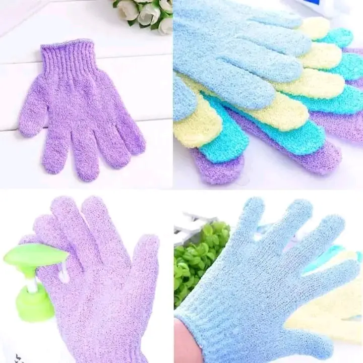 Picture of Shower Gloves  Exfoliating Wash Skin Spa Bath Gloves Foam Bath Skin Resistance Body Mage Cleaning Loofah Scrubber - 1pcs